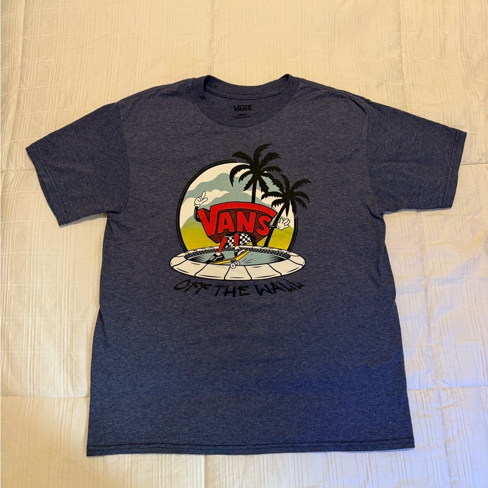 Vans Heather Blue Tee